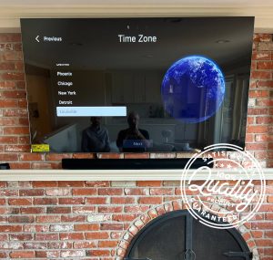 TV Mounting Above Fireplace in Seattle